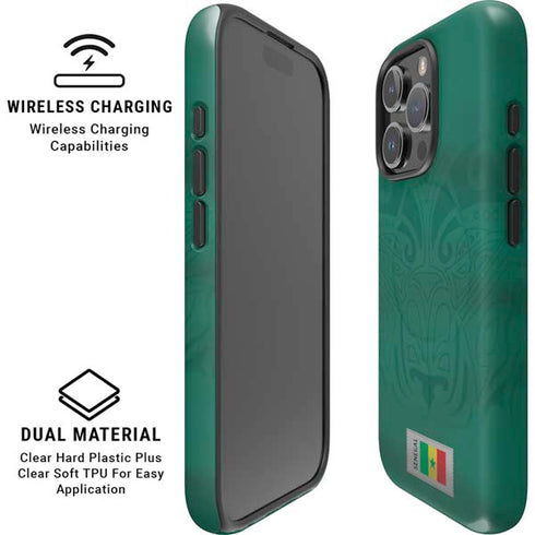 Senegal Soccer Flag iPhone 16 Pro Max Magsafe Impact Case